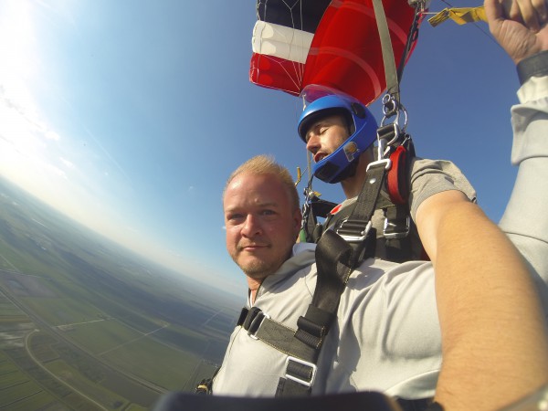 I jumped out of a perfectly good plane at Skydive Spaceland ...
